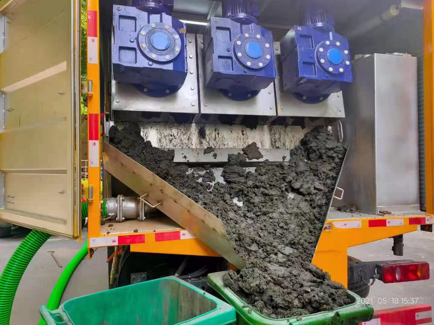 黑水化粪池清掏城市维护站-泥浆净化干湿分离处理